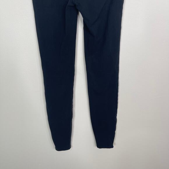 Madewell Leggings Black XSmall XS Skinny Knit Womens Cotton Blend Casual - Picture 4 of 8